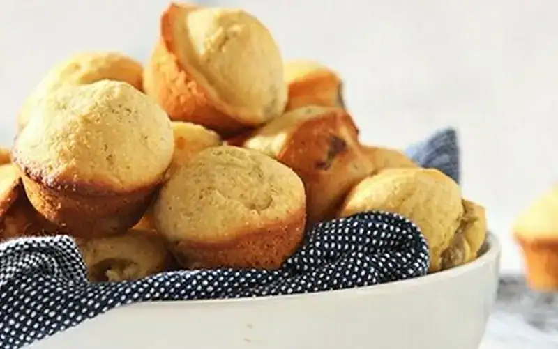 Mini Hatch Chile Cornbread Muffins