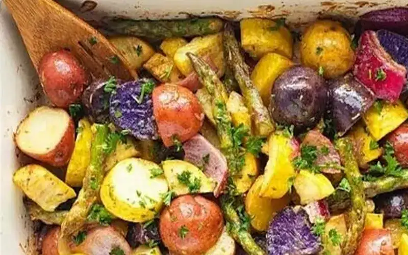 Rosemary Dijon Roasted Vegetables