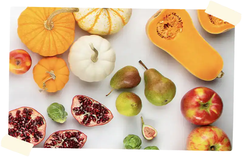 produce spilling from a bag