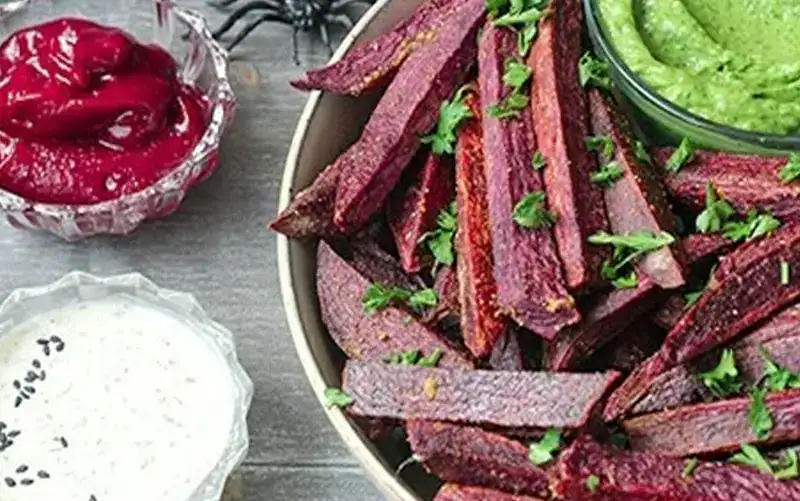 Purple Sweet Potato Fingers