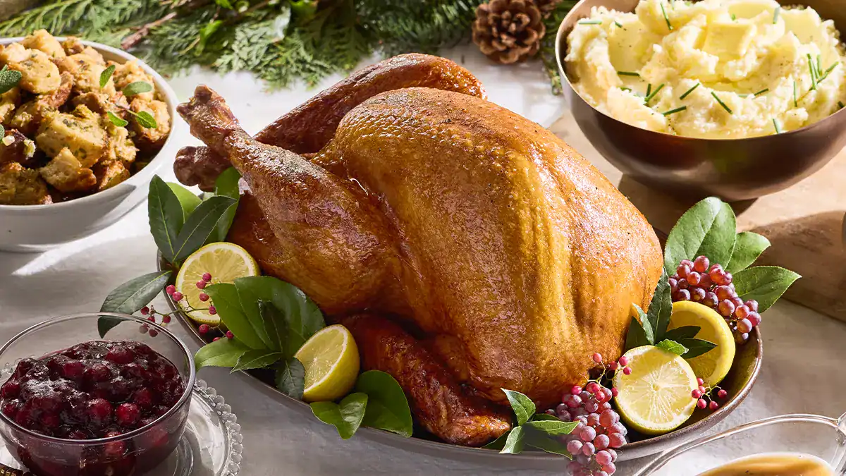 holiday turkey meal